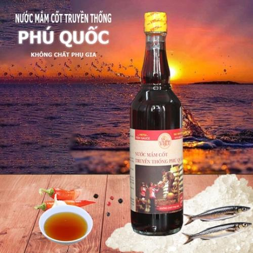 Nước Mắm Cốt Truyền Thống Phú Quốc 40N – Chai 520ml